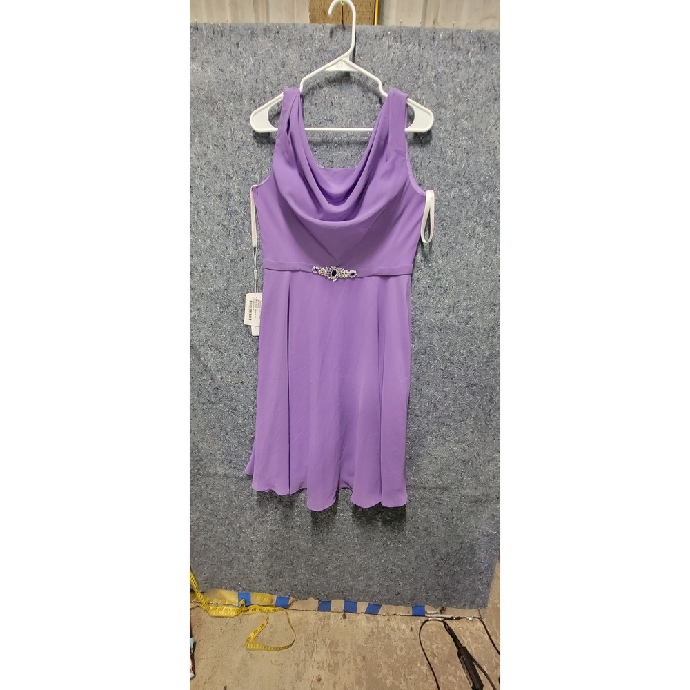 JJ's House‎ Women's Purple Cocktail Wedding Special Events Dress Size 10